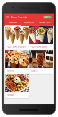 Pizzas Cone Juju android App screenshot 4